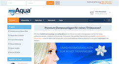 Desktop Screenshot of myaqua.de