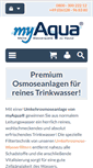 Mobile Screenshot of myaqua.de